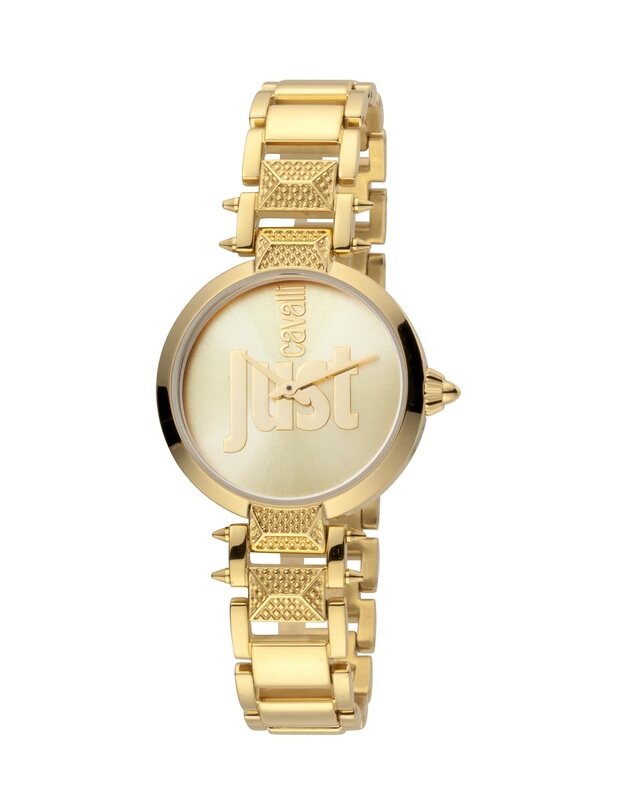 

Just Cavalli Analog Watch for Women with Stainless Steel Band, JC1L076M0095, Gold-Gold