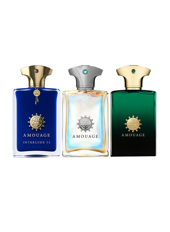 

Amouage 3-Piece Taurus Interlude Reflection Epic Perfume Set for Men, 3 x 50ml EDP Perfume