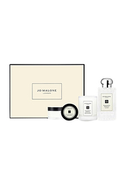 Jo Malone 3-Piece Perfume Set for Women, London English Pear & Freesia 100ml EDP, English Pear & Freesia 50ml Body Lotion, English Pear & Freesia 4.78cm Scented Candle