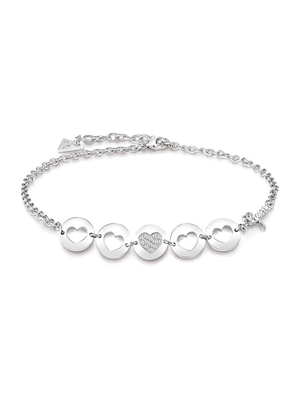 Guess Jamila Necklace for Women, Silver
