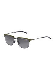 Porsche Design Full Rim Square Dark Green Sunglasses for Men, Grey Lens, P8698 B, 55/16