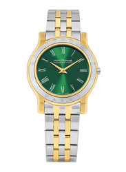 Saint Honore Analog Wrist Watch for Women with Stainless Steel Band, Water Resistant, H SH DE726101 4YR, Multicolour-Green