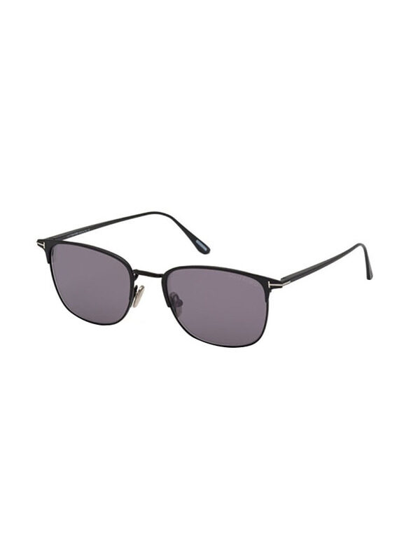 

Tom Ford Square Full Rim Black Sunglasses Unisex, Grey Lens, TF851 02C 54-20