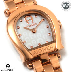 Aigner Analog Watch for Women with Stainless Steel Band, M A119201, Rose Gold-White