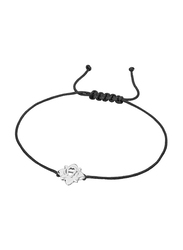 Aigner Steel Serafina String Bracelet Unisex, ARJLB0007106, Black