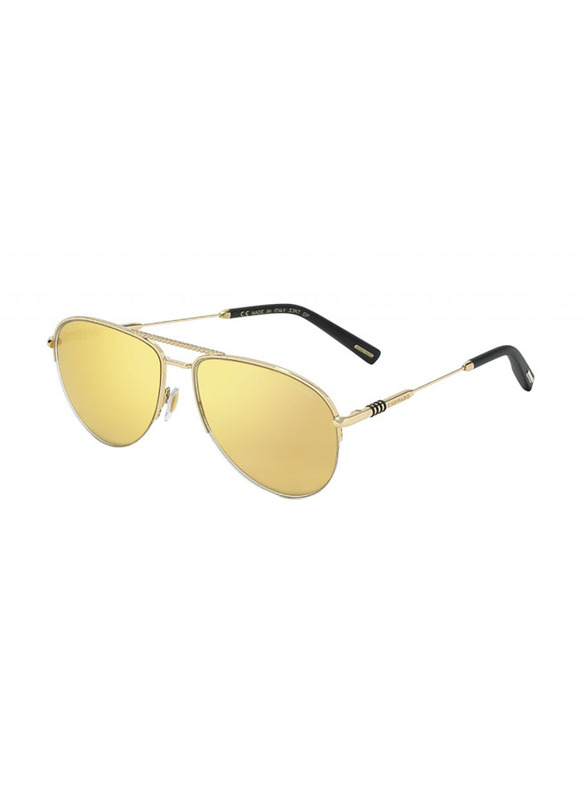 Chopard Aviator Full Rim Gold Sunglasses for Men, Gold Lens, SCHD38V 300G