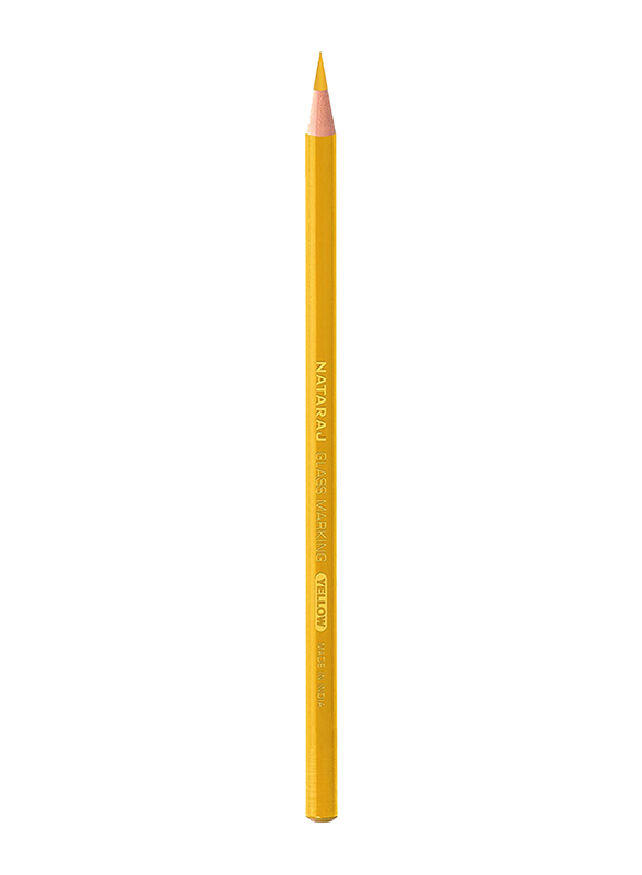 Nataraj Glass Marking Pencil, Yellow