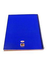 Navneet Spiral Soft Cover Notebook, 80 Sheets, A4 Size, White/Blue