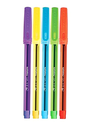 Nataraj 5-Piece Gelix Gel Pens Set, 0.6mm, Multicolour