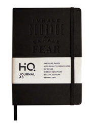 Navneet HQ PU Casebound Journal, 96 Sheets, A5 Size, Black