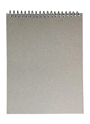 نافنيت دفتر ملاحظات بسلك، 5 × 8 بوصة، 70 ورقة، أبيض / أزرق