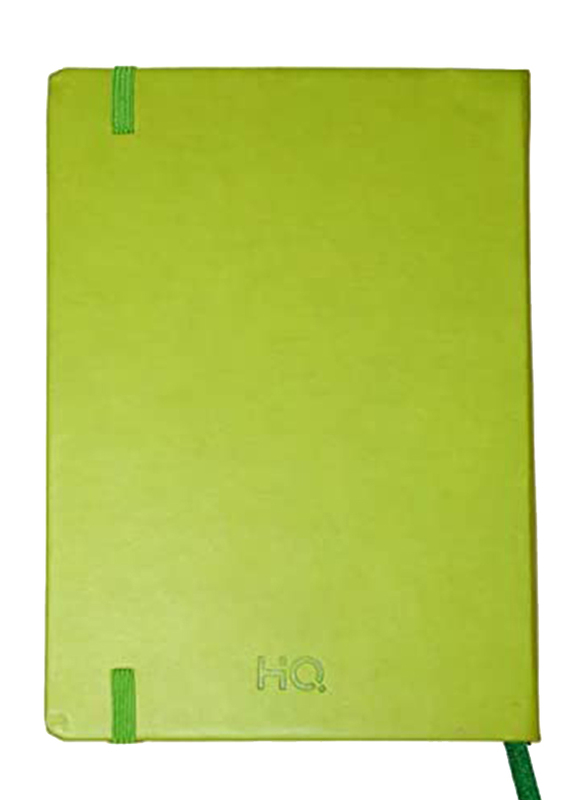 Navneet HQ Journal Casebound PU Notebook, 96 Sheets, A5 Size, Green