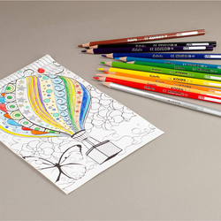 كوريس كولوريس أقلام تلوين رصاص مثلثة، 36 قطعة، متعدد الألوان
