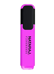Nataraj Chisel Tip Highlighter, 2.5mm, Pink