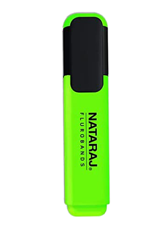Nataraj Chisel Tip Highlighter, 2.5mm, Green