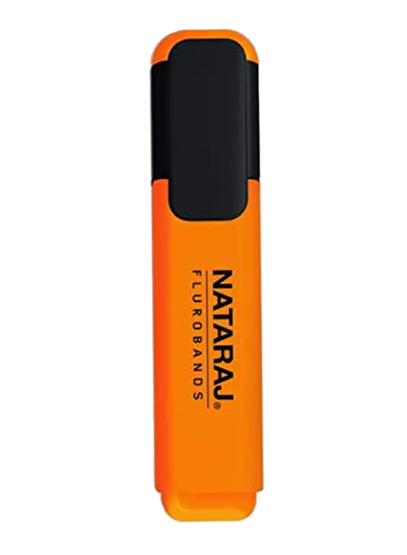 Nataraj Chisel Tip Highlighter, 2.5mm, Orange