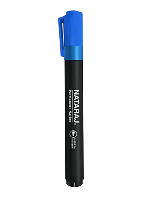 ناتاراج، 12 قطعة، قلم ماركر ثابت برأس رفيع، 2 مم، أزرق