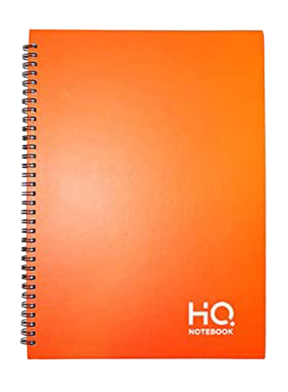 Navneet HQ Case Wiro Book, 80 Sheets, A4 Size, Orange