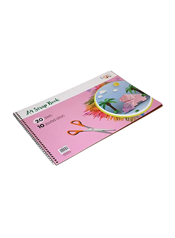 Navneet A4 Scrapbook, 20 Sheets, Pink