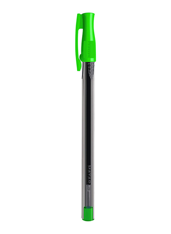Nataraj 50-Piece 621 Medium Ballpoint Pen Set, 1mm, Green