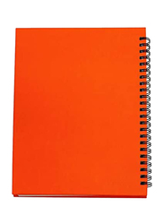 Navneet HQ Hard Case Wiro Book, 80 Sheets, A5 Size, Orange