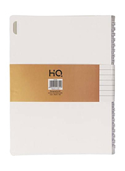 Navneet HQ Wiro Poly 1 Subject Executive Notebook, 80 Sheets, B5 Size, White