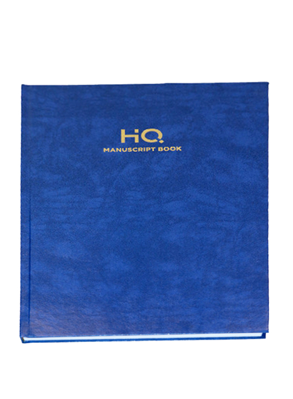 Navneet 4Q Manuscript Book, 192 Sheets, FS Size, Blue