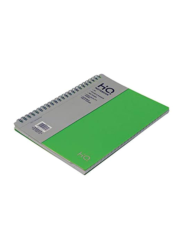 Navneet HQ Poly Wiro Notebook, 80 Sheets, A5 Size, Green