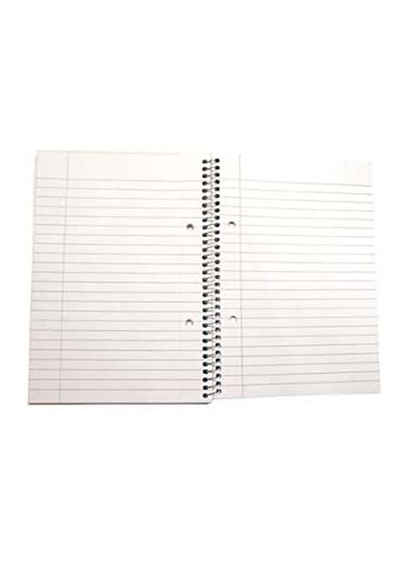 Navneet Spiral Notebook, 80 Sheets, A5 Size, White/Blue