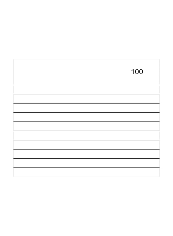 سلفين دفتر مذكرات ثنائي، 10.2 × 12.7 سم، 100 ورقة، أبيض