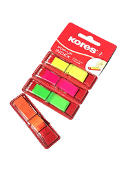 Kores Pop Up Film Index Tabs Page Marker, 4 x 40 Sheets, Multicolour