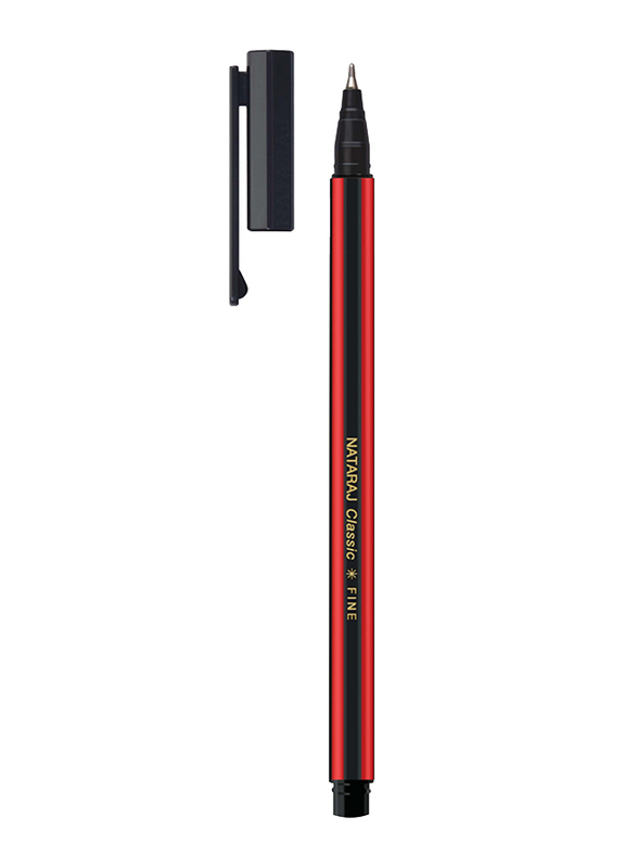 ناتاراج طقم أقلام حبر جاف كلاسيكي من 12 قطعة، 0.7 ملم، أزرق