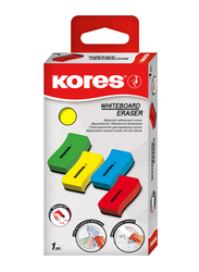 Kores Magnetic Whiteboard Eraser, Red