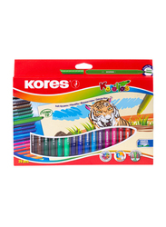 Kores Korellos Pen with Fibre Felt/Conic Tip, 20 Piece, Multicolour