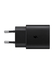 Samsung EU Wall Charger, 25W, USB-C Fast Charging, Black