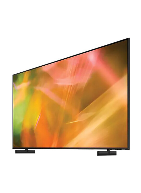 Samsung 55-Inch Flat Dynamic 4K Crystal Ultra HD Smart LED TV, AU8000, Black