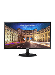 Samsung 24 Inch Curved LED Monitor, CF390, Black