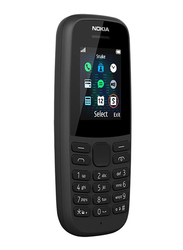 Nokia 105 4MB Black, 4MB RAM, 2G, Dual Sim Mobile Phone