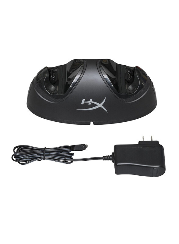 HyperX Chargeplay Duo Controller Charging Station for PlayStation PS4 Controllers, Black