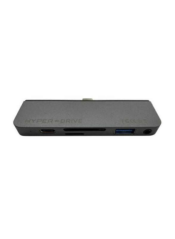 HyperDrive 6-in-1 USB Type-C Hub for Apple iPad Pro, Grey