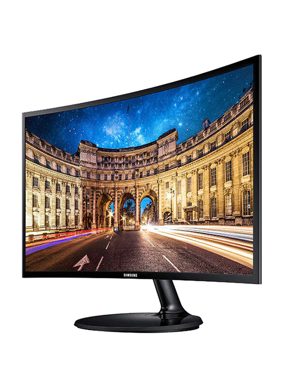 Samsung 24 Inch Curved LED Monitor, CF390, Black