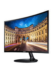 Samsung 24 Inch Curved LED Monitor, CF390, Black