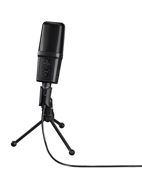 Hama Urage Mic Stream Revolution Gaming Microphone, Black