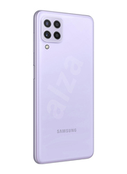 Samsung Galaxy A22 64GB Violet, 4GB RAM, 5G, Dual Sim Smartphone, Middle East Version