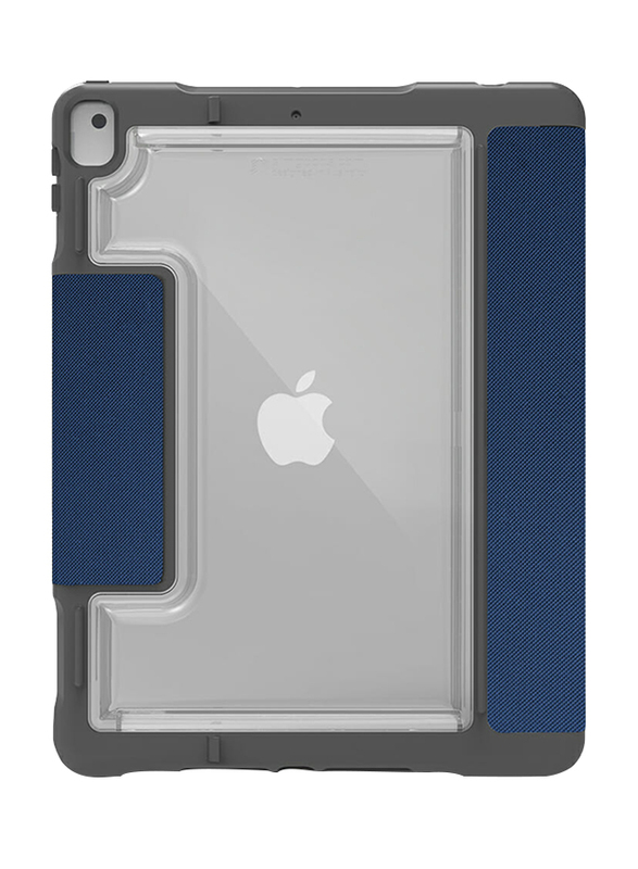 STM Apple iPad 10.2-inch 7th Generation (2019) Dux Plus Duo Tablet Flip Case Cover, Midnight Blue