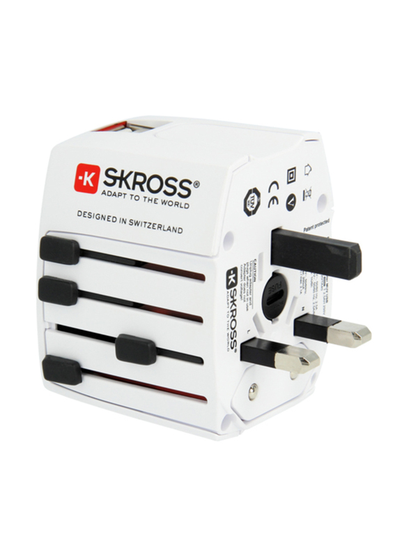 Skross MUV Universal Adapter Charger, White