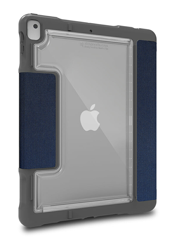 STM Apple iPad 10.2-inch 7th Generation (2019) Dux Plus Duo Tablet Flip Case Cover, Midnight Blue