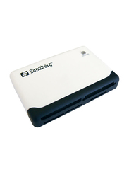 Sandberg Multi Card Reader for Windows/Mac, White