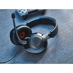 JBL Quantum 300 Wired Over-Ear Gaming Headphones with JBL Quantum Engine Software, Black