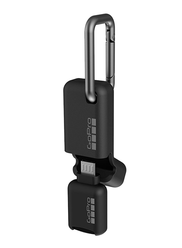 GoPro Quik Key Micro USB Mobile microSD Card Reader, Black